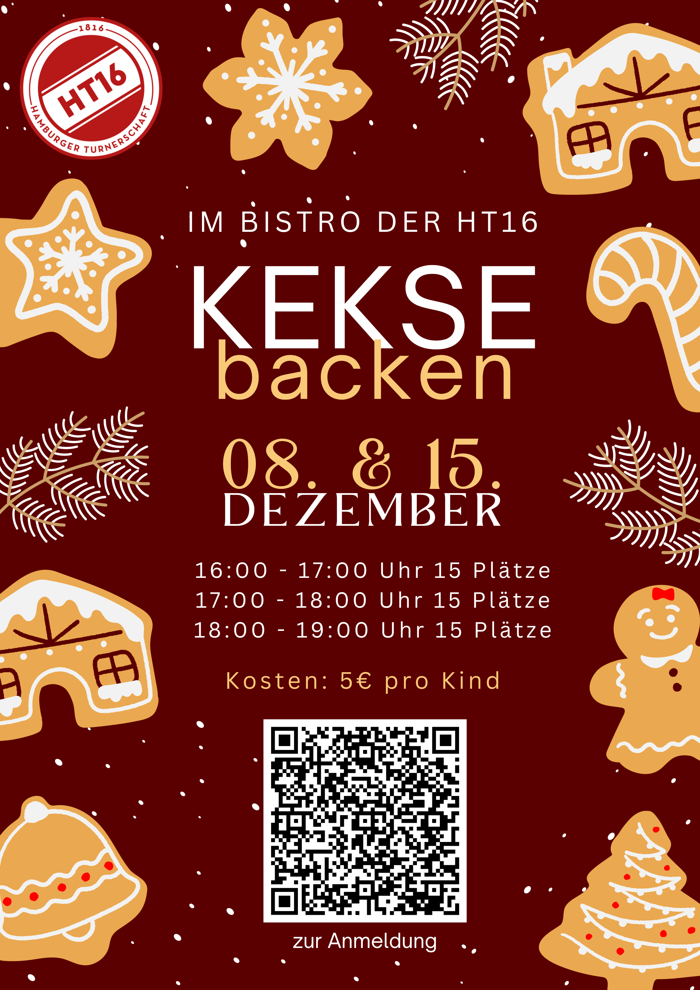 Kekse backen für HT16 Kids