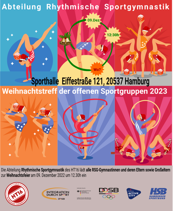Weihnachtsfeier der Abteilung Rhythmische Sportgymnastik