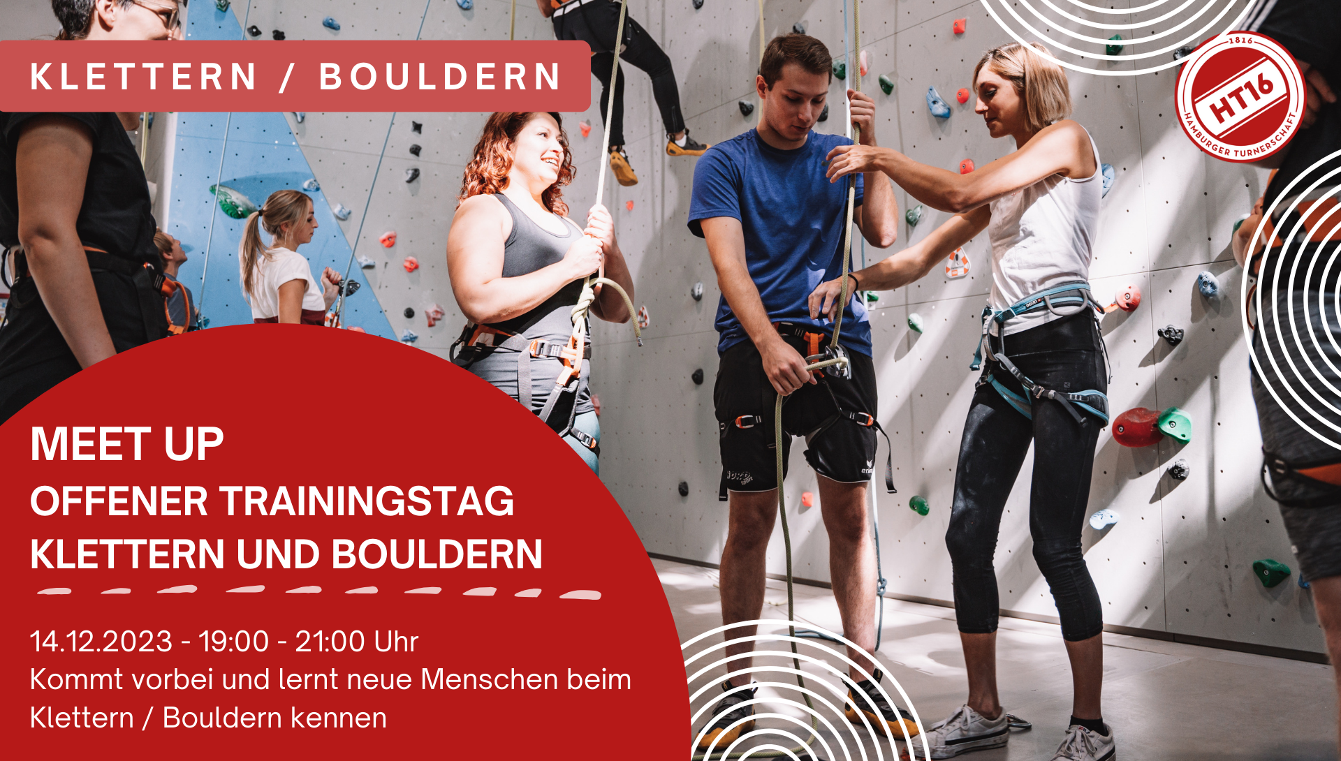 Meet Up & Offenes Training beim Klettern / Bouldern für alle, die Lust haben