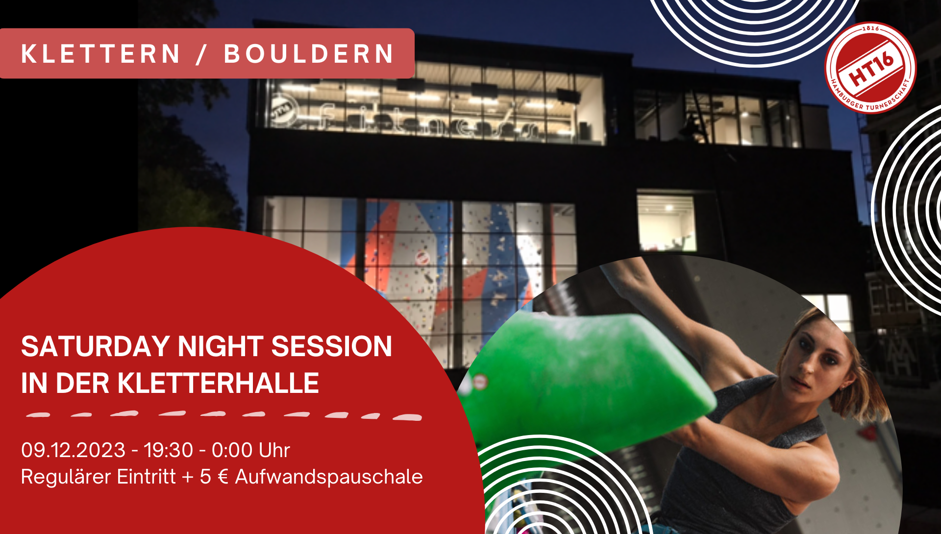 Klettern & Bouldern: Saturday Night Session am 09.12.23