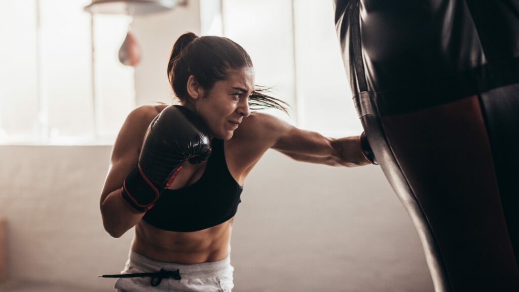 Fitness-Boxen für Frauen