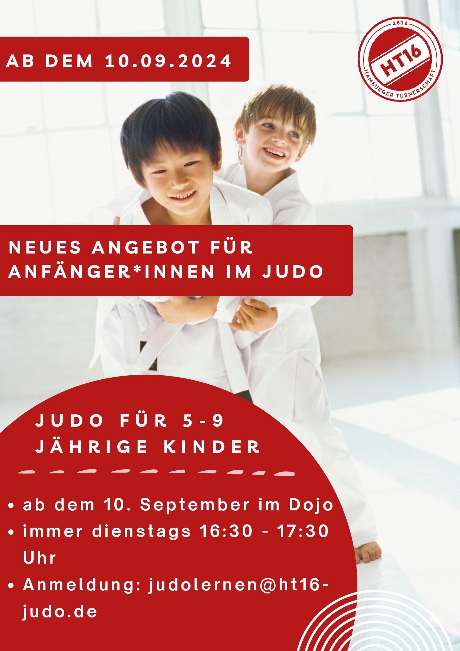 Aufgepasst: Neue Anfänger*innen Gruppe bei den Judokas