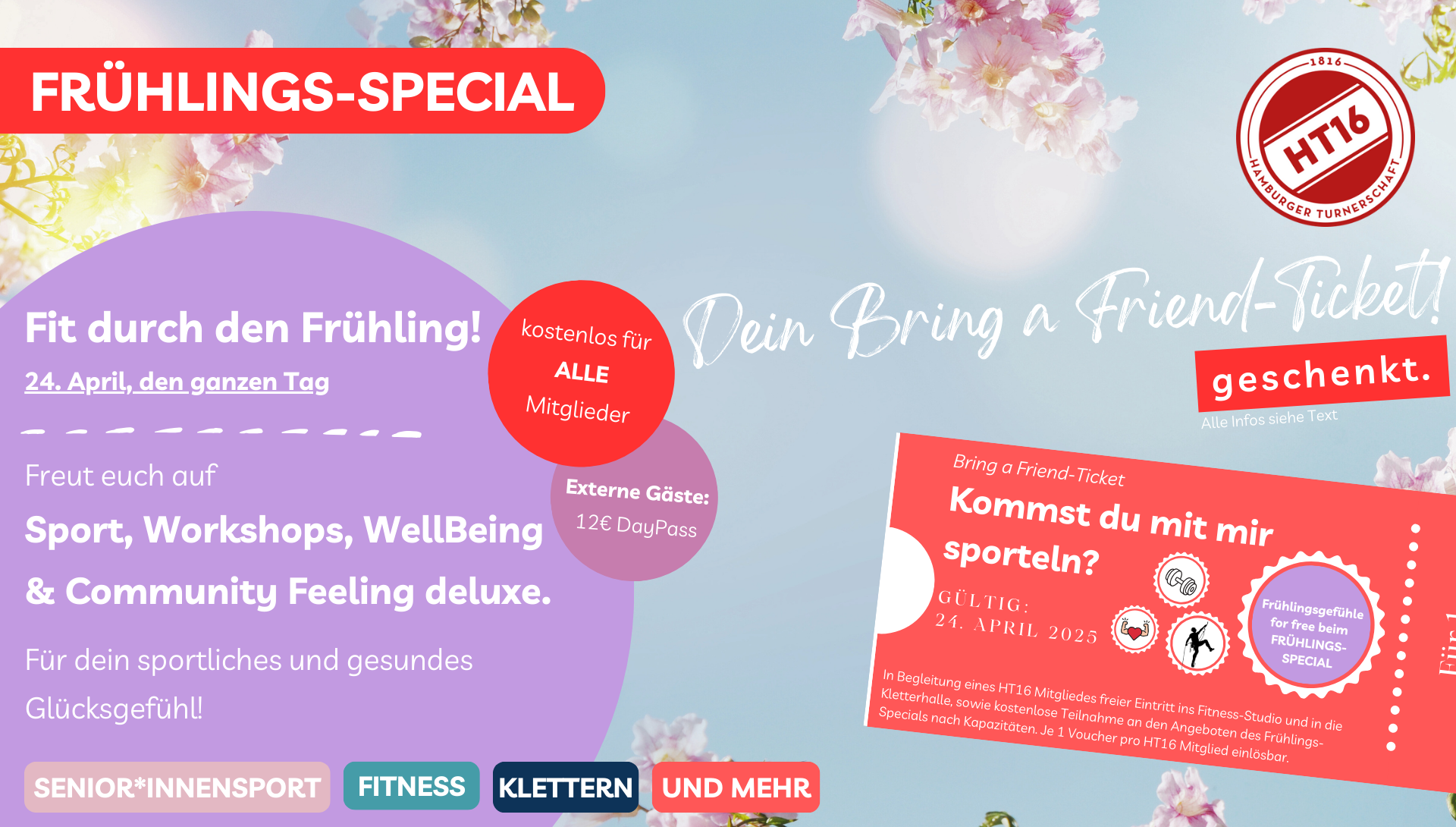 HT16 Frühlings-Special: Sport, WellBeing und Community-Feeling deluxe mitten in Hamburg