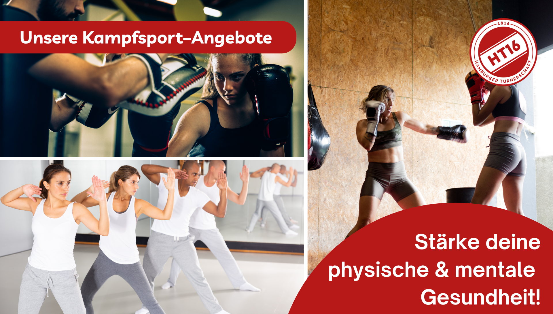 Physische & mentale Stärke – gibt’s mit unseren Kampfsport-Angeboten!