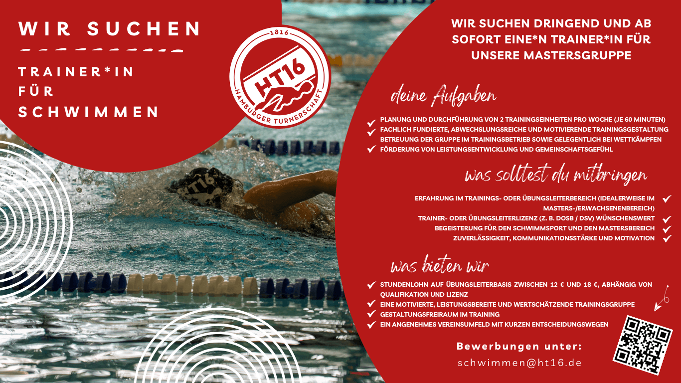 Schwimmtrainer*in gesucht