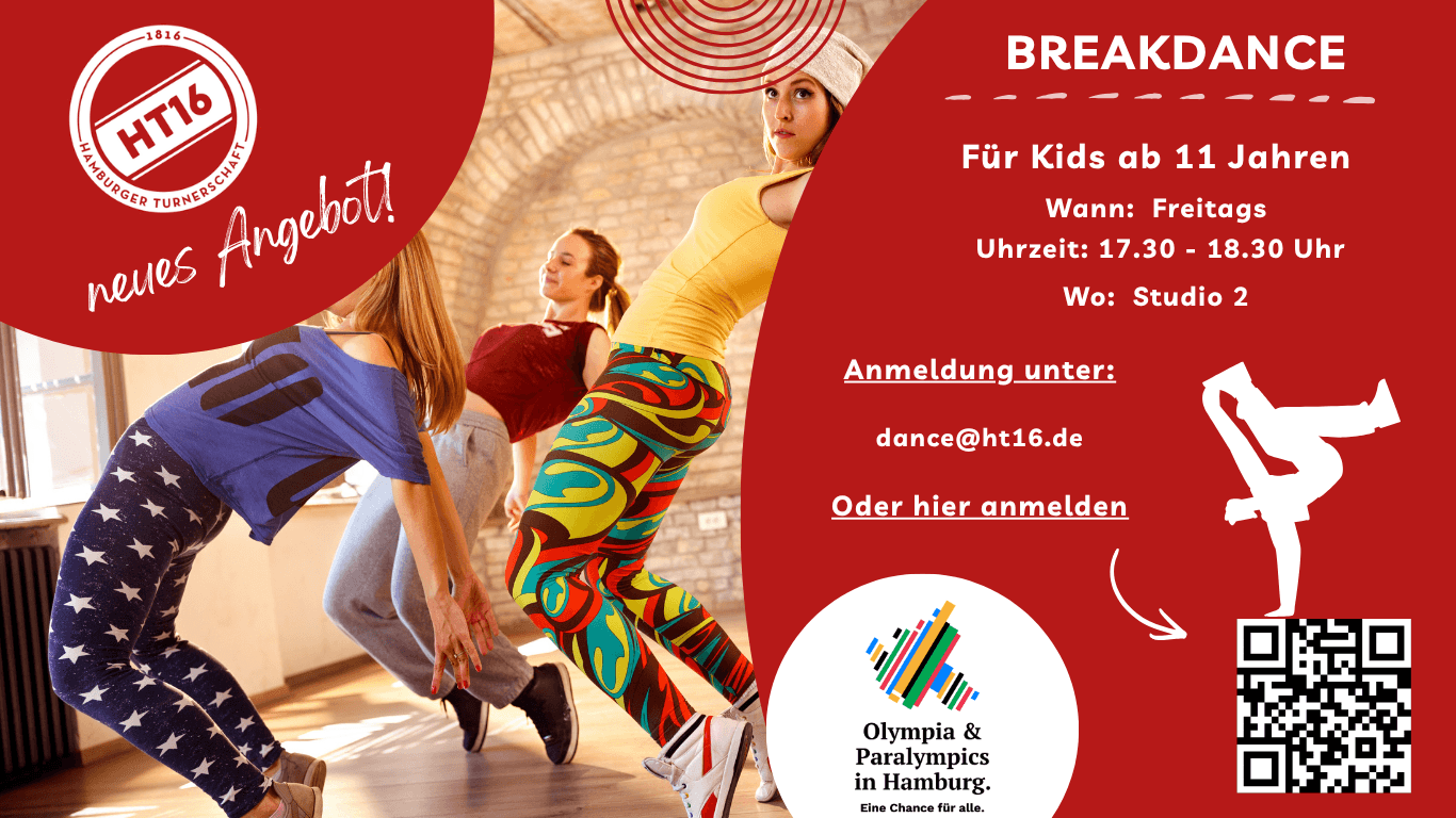 Breakdance bei der HT16 – neues Kursangebot