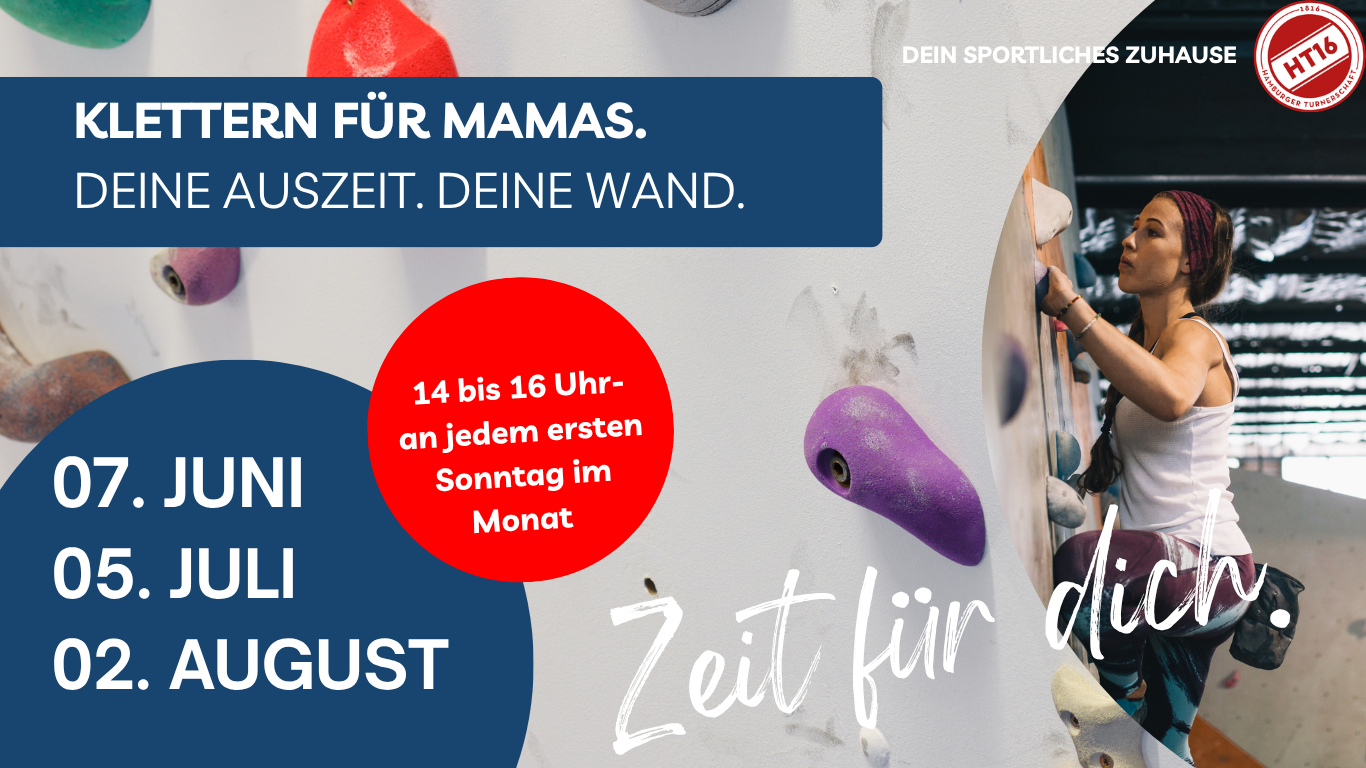 Klettern für Mamas – jeden ersten Sonntag im Monat