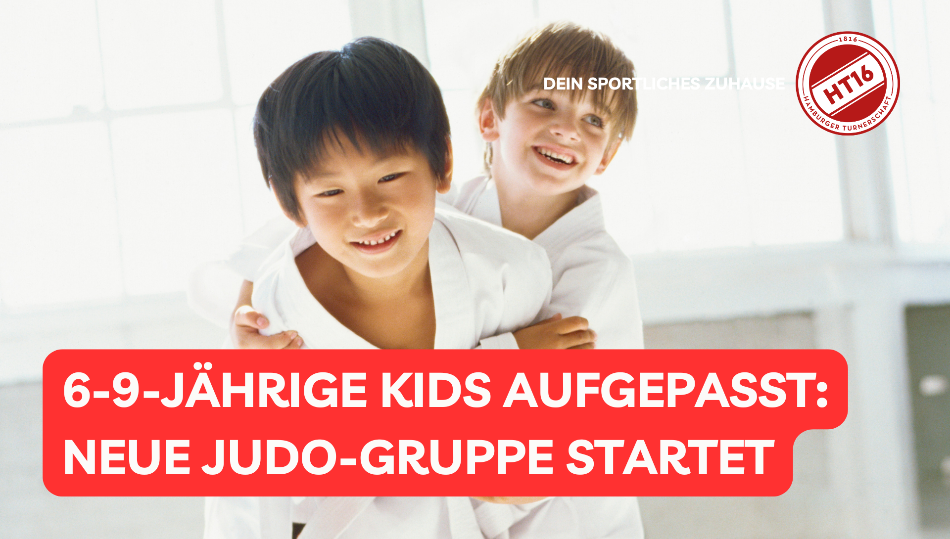 Judo – neue Anfängergruppe 6-9 Jahre ab September
