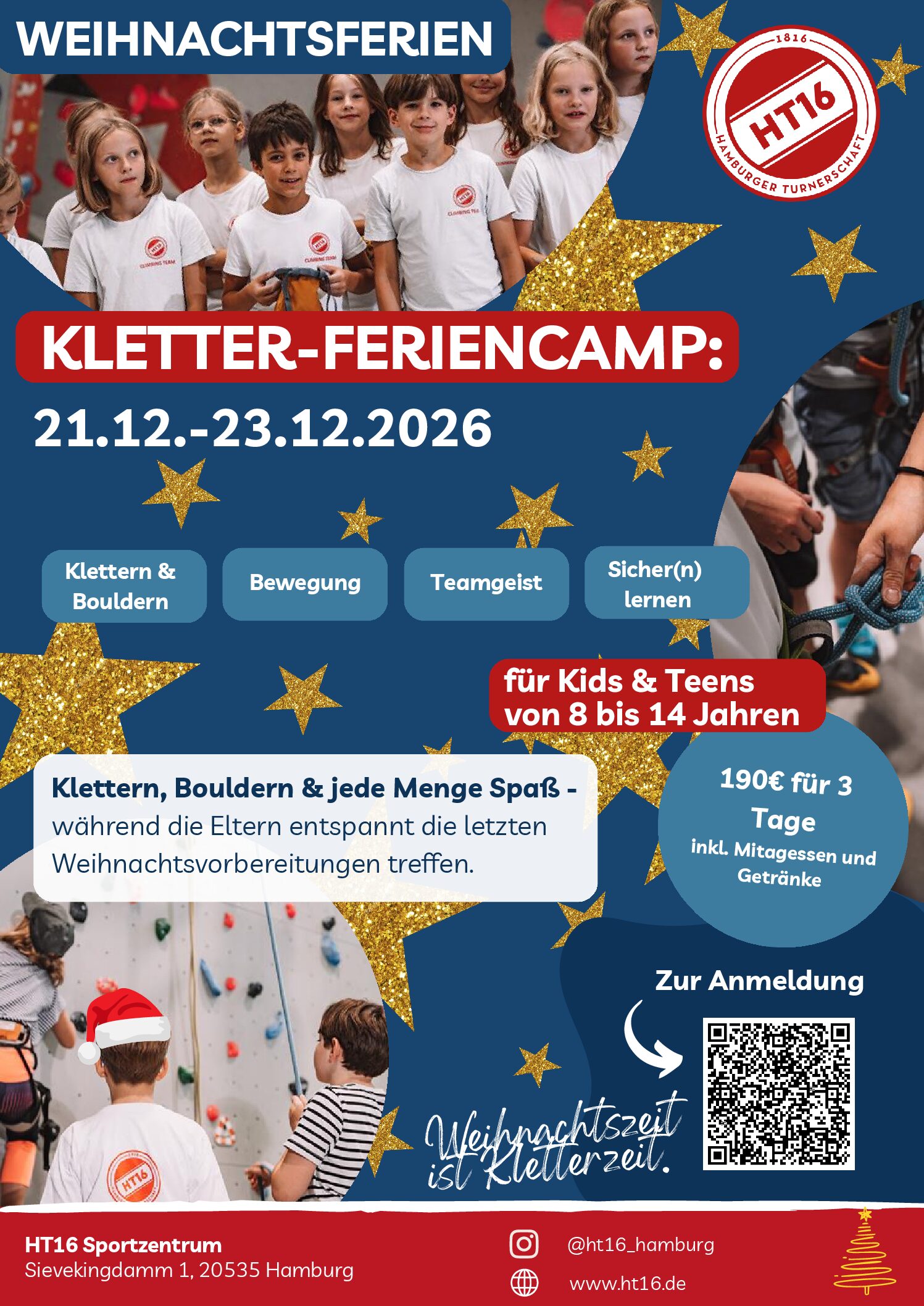 Klettercamp in den Weihnachtsferien